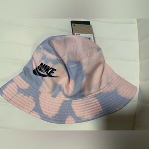 Nike Kids Pastel Tie-Dye Bucket Hat - Pink and Blue